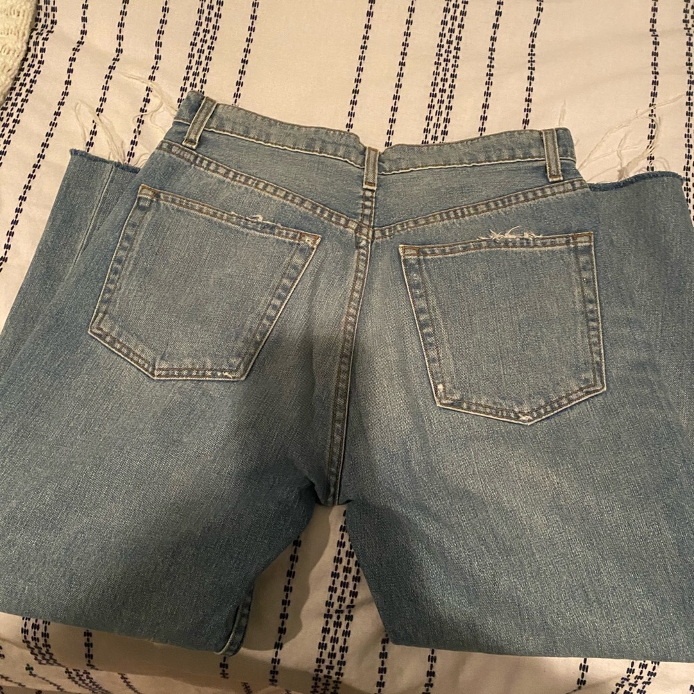 Reformation Cynthia High Rise Destroyed Jean - Picture 7 of 10